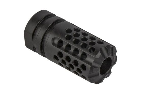The SLR Rifleworks Synergy Mini Comp for AR-10 rifles is made from 416 stainless steel